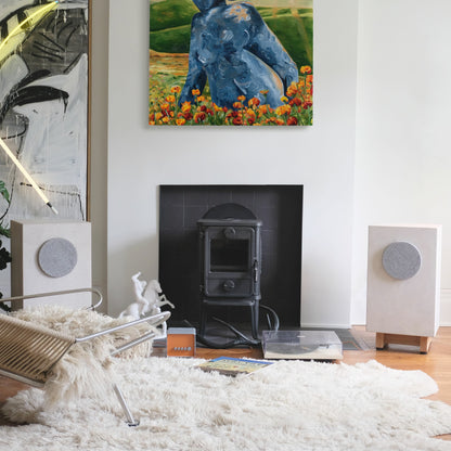 Limestone Speakers and Turntable [05]